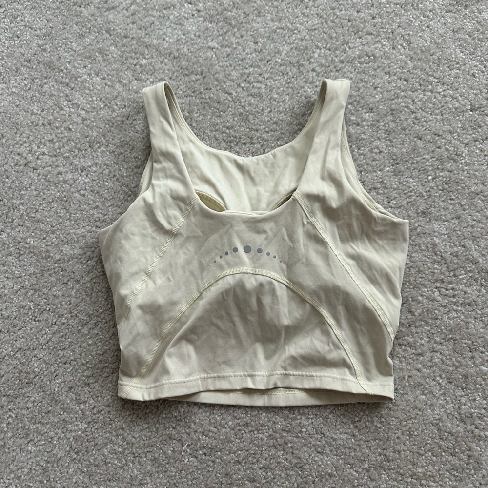 Yellow Workout Tank - Picture 2 of 2